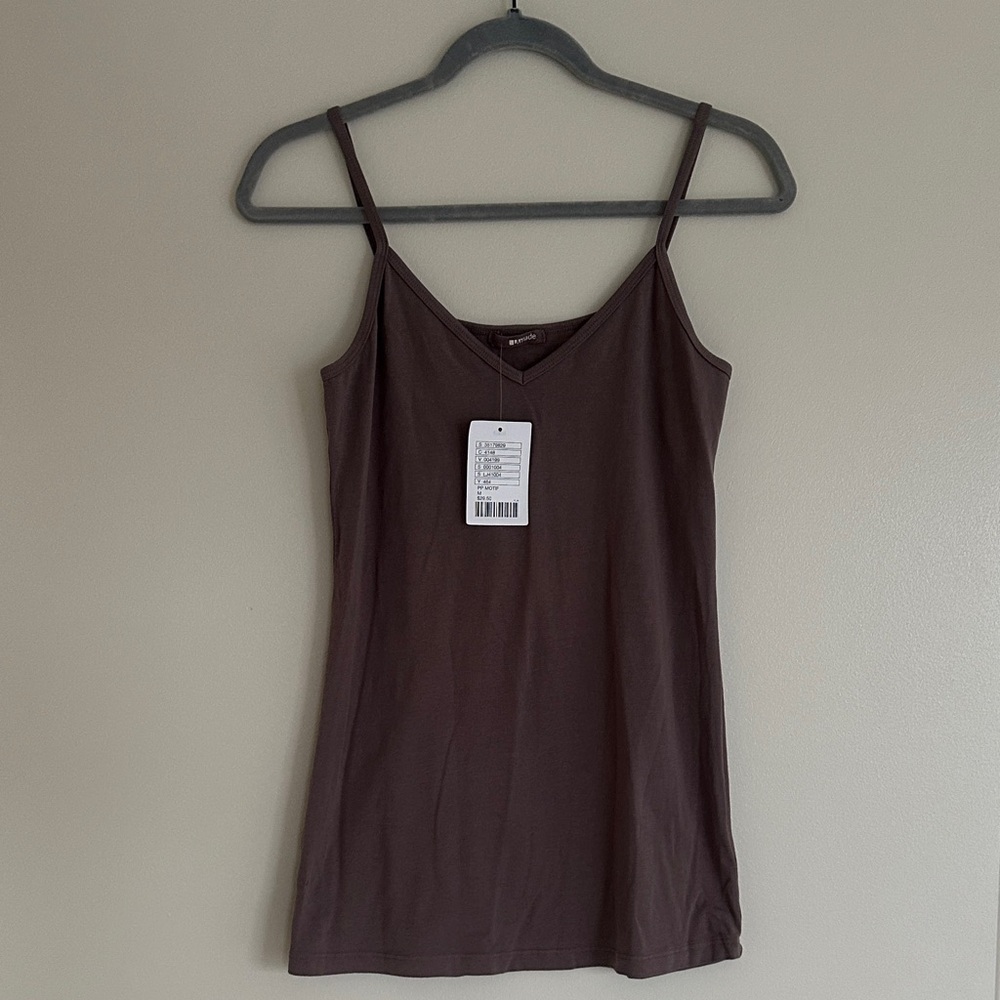 LA Made Chocolate Camisole Top